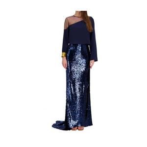 NEW BETHELHELENA sequin skirt in navy nights